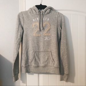 Hollister Light Grey Hoodie